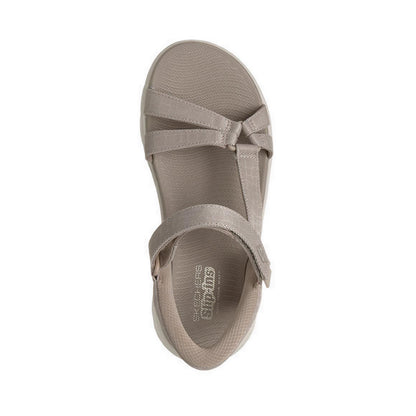Skechers Slip-Ins Go Walk Flex Sandal Women's Sandal - Taupe