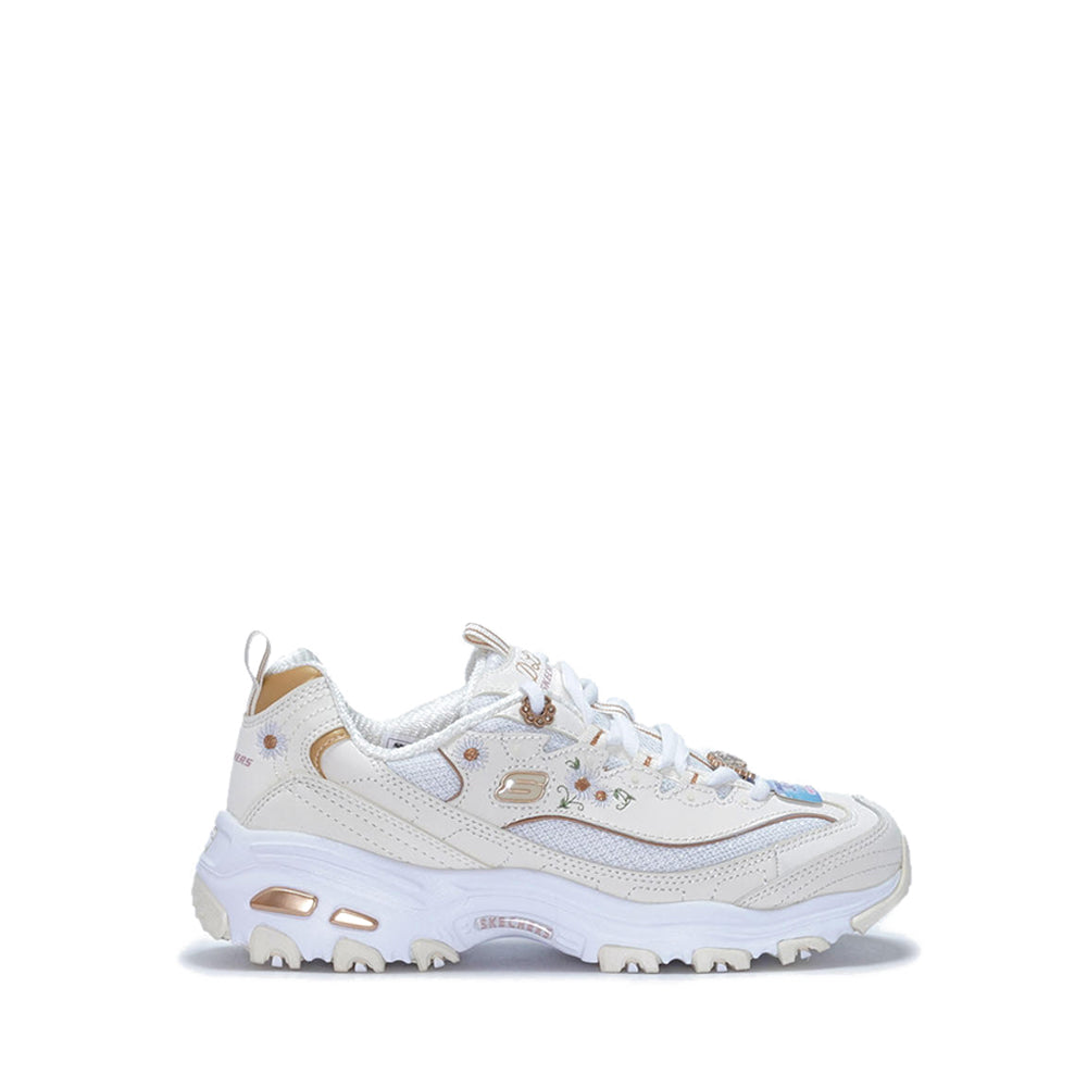 Sepatu Fitness Wanita SKECHERS D'LUX FITNESS - NATURAL