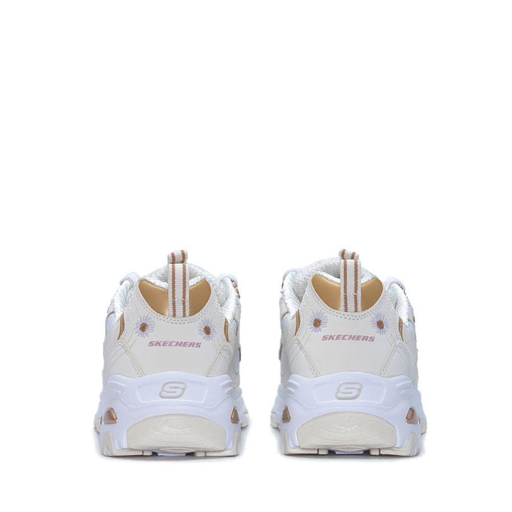 Sepatu Fitness Wanita SKECHERS D'LUX FITNESS - NATURAL