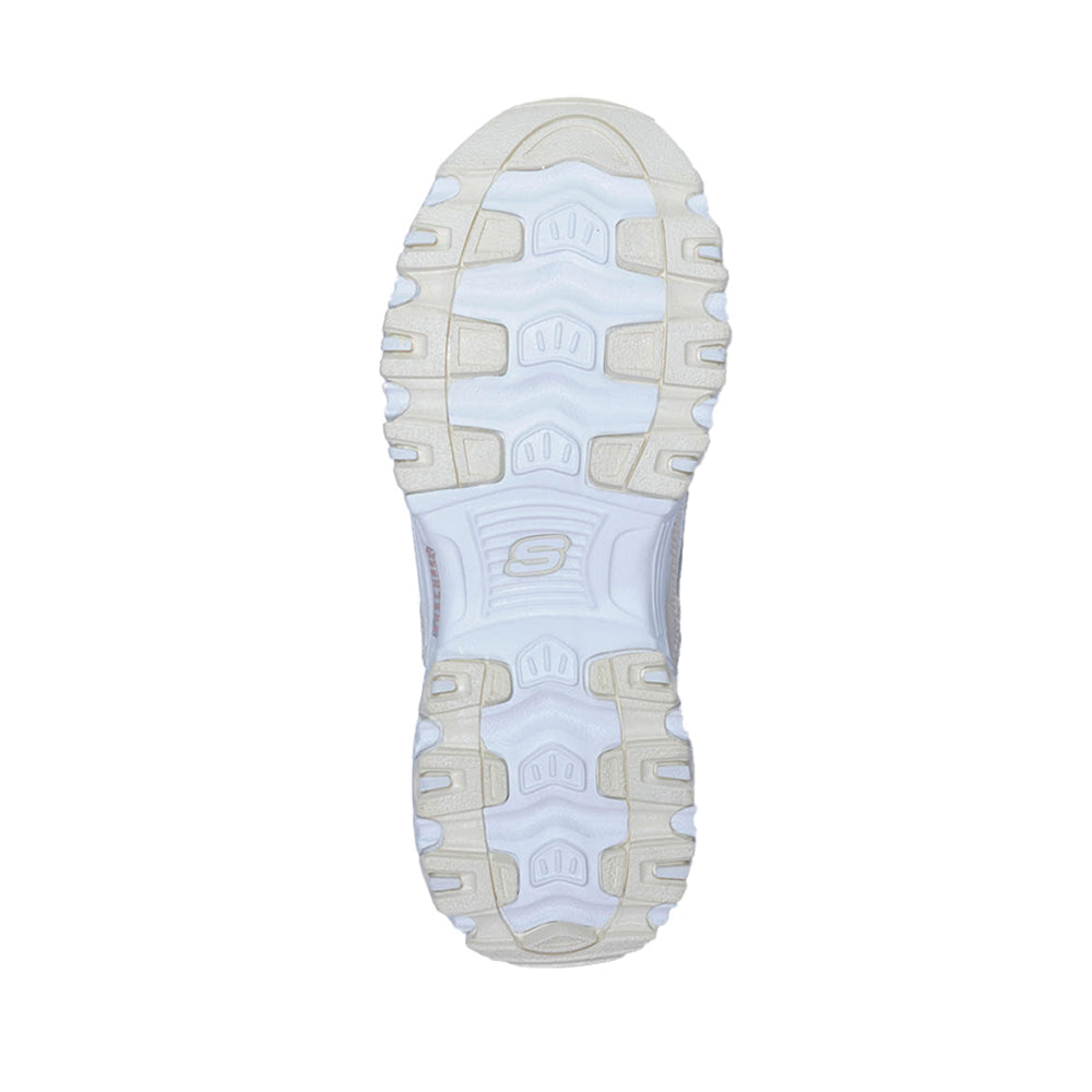 Sepatu Fitness Wanita SKECHERS D'LUX FITNESS - NATURAL