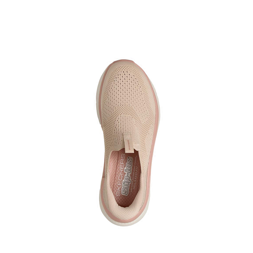 Skechers Slip - Ins D'Lux Walker 3.0 Women's Sneaker - Natural