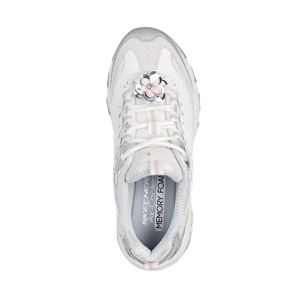 Skechers D'Lites Women's Training Shoes - White