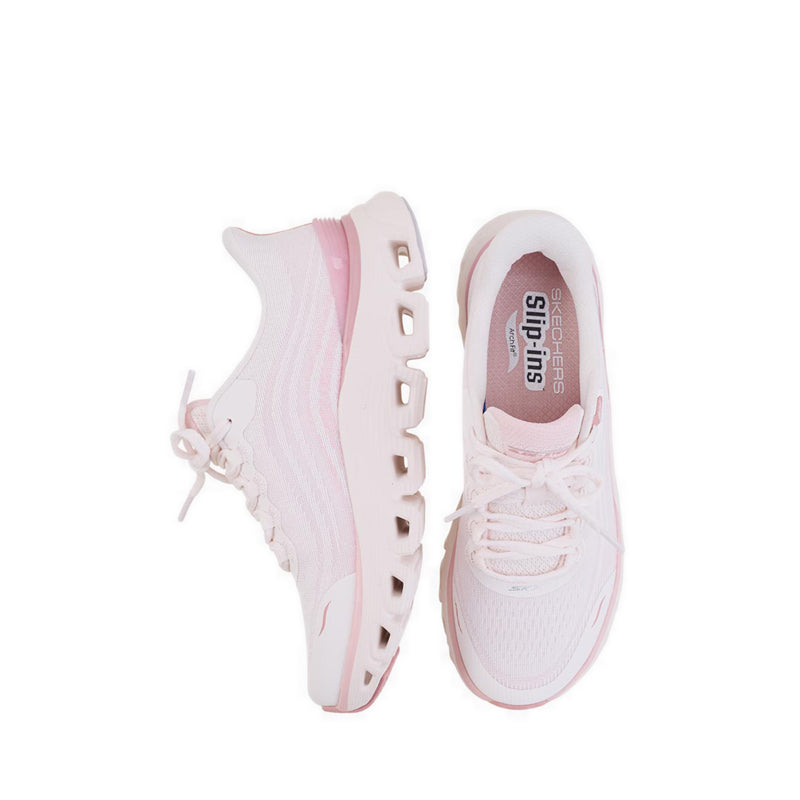 Skechers Slip-Ins Arch Fit Glide-Step Wave Women's Sneaker - Natural