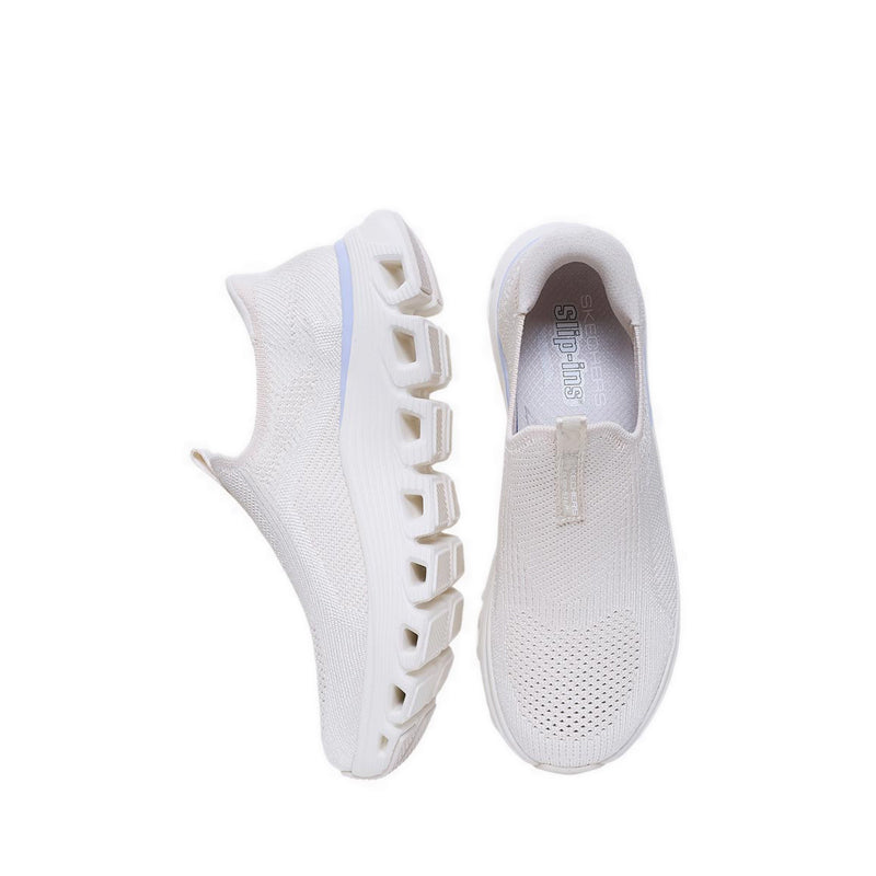 Skechers Slip-Ins Arch Fit Glide-Step Wave Women's Sneaker - Natural