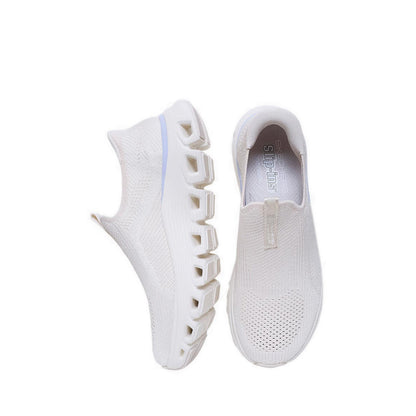Skechers Slip-Ins Arch Fit Glide-Step Wave Women's Sneaker - Natural