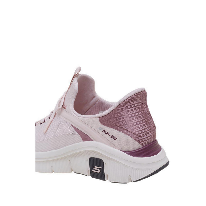 Skechers Slip-Ins Relaxed Fit Flex Women's Training Shoes - Mauve