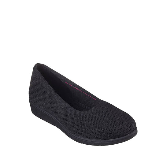 Skechers Cleo Flex Wedge Women's Leisure Shoes - Black