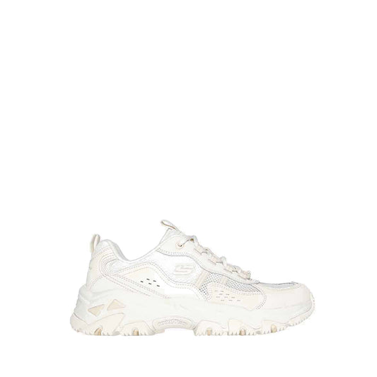 Sepatu Latihan Wanita Skechers D'Lites Hiker - Natural