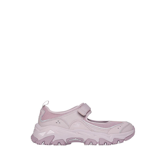 Sepatu Latihan Wanita Skechers D'Lites Hiker - Mauve