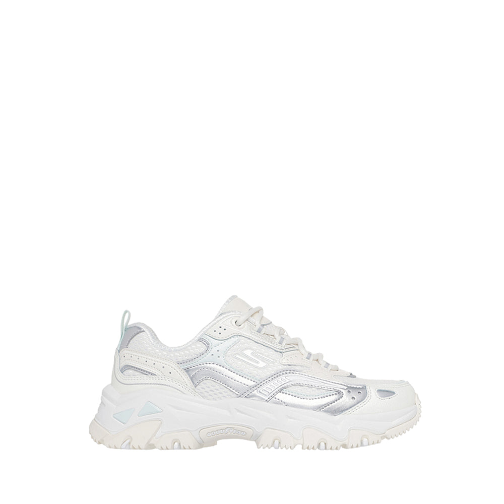 Skechers D'Lites Hiker Women's Training Shoes - Silver