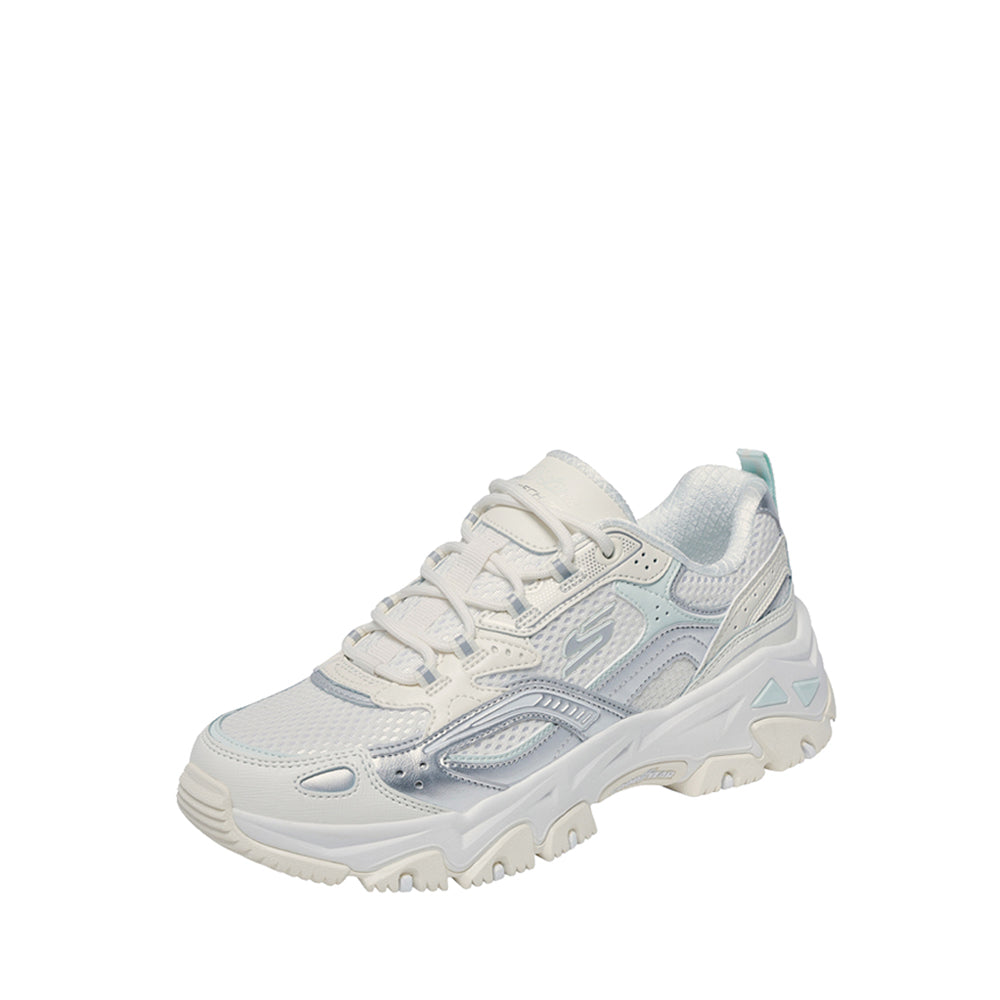 Skechers D'Lites Hiker Women's Training Shoes - Silver