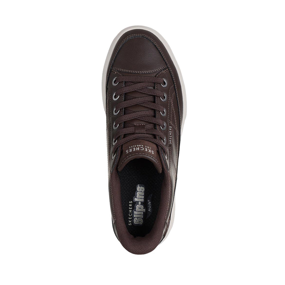 Skechers Slip-Ins Arch Fit Arcade Men's Sneaker - Chocolate