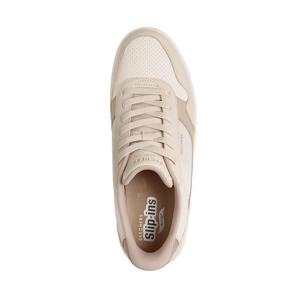 Skechers Slip-Ins Arch Fit Court Break Men's Sneaker - Natural