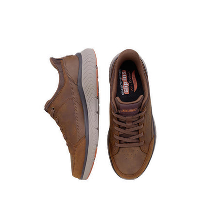 Skechers Slip-Ins Arch Fit Crosser Men's Lifestyle Shoes - Chocolate