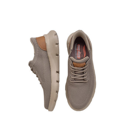 Skechers Arch Fit Garza Men's Lifestyle Shoes - Khaki