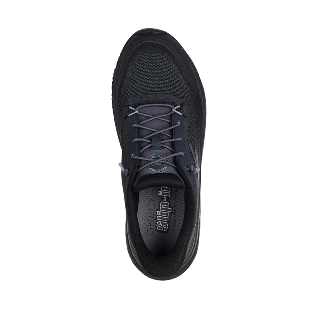 Skechers Go Walk Max Cushioning Hyper Burst Men's Walking Shoes - Black