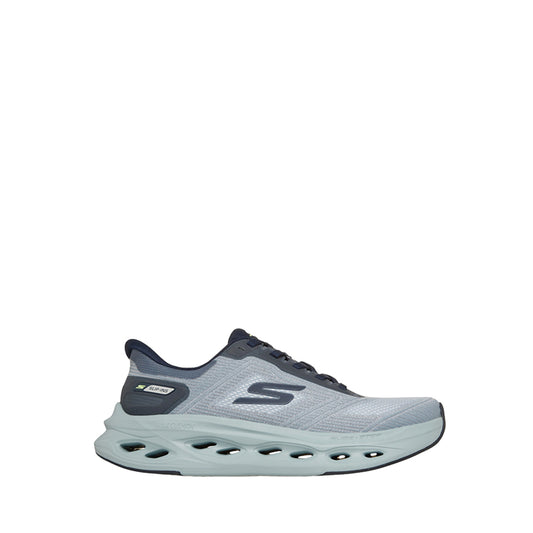 Sepatu Lari Pria Skechers Max Cushioning Glide-Step - Perak