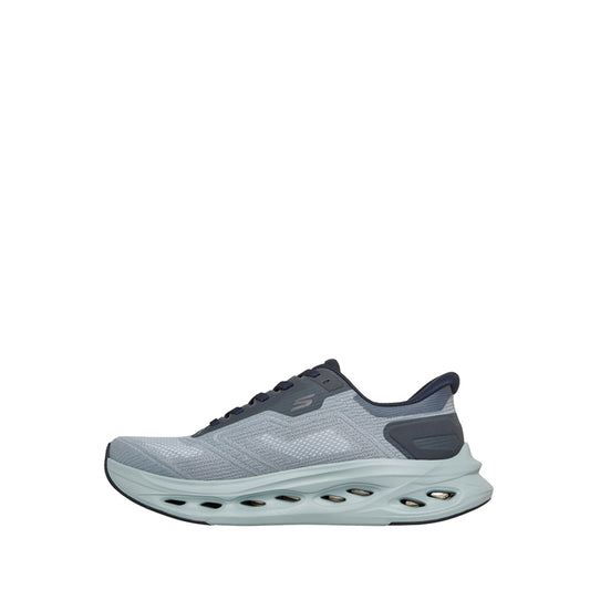 Sepatu Lari Pria Skechers Max Cushioning Glide-Step - Perak