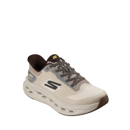 Skechers Max Cushioning Glide-Step Men's Running Shoes - Taupe