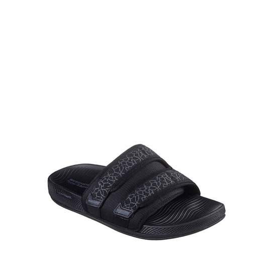 Sandal Skechers Hyper Slide Pria - Hitam