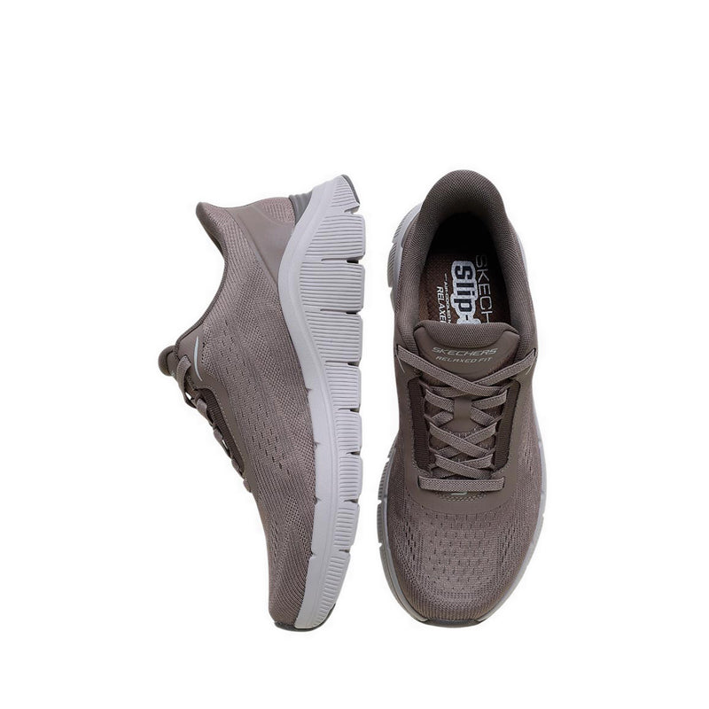 Skechers Slip-Ins Relaxed Fit Flex Men's Training Shoes - Taupe