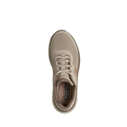 Skechers D'Lux Walker 3.0 Men's Fitness Shoes - Taupe