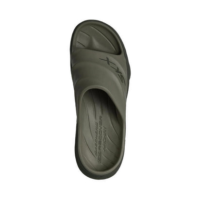 Skechers Go Recover Max Cushion Slide Men's Sandal - Olive