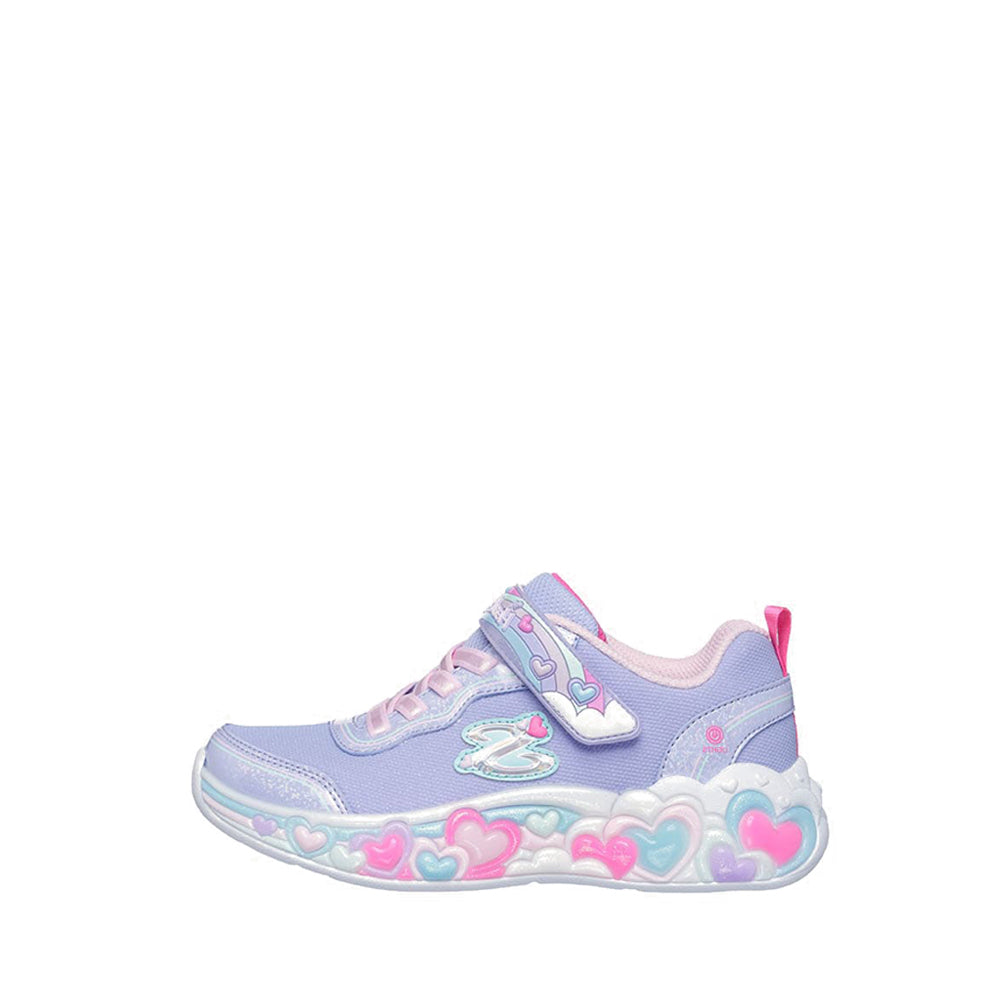 Skechers Eternal Heart Lights Girl's Lifestyle Shoes - Lavender
