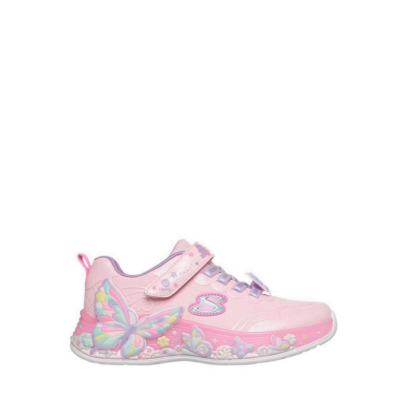 Skechers Butterfly Bliss Girl's Lifestyle Shoes (Grade School / Teen) - Pink