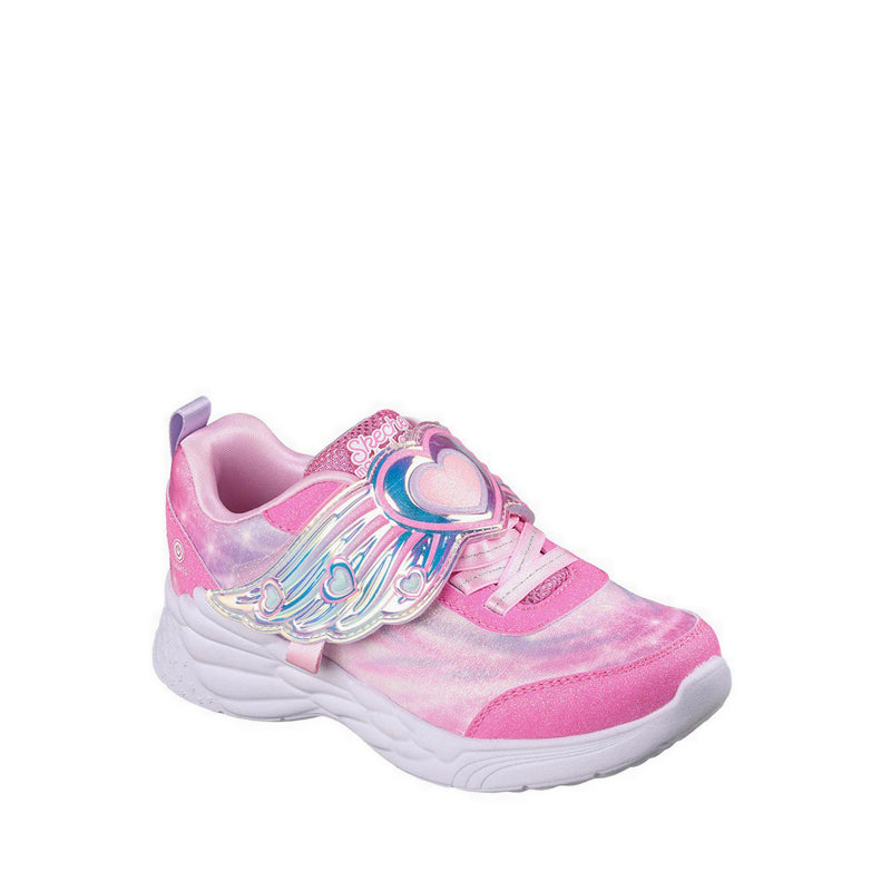Skechers Dream Racer Girl's Lifestyle Shoes (Grade School / Teen) - Pink