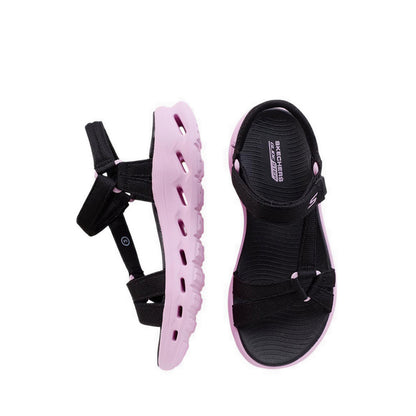 Skechers Go Walk Glide-Step 2.0 Sandal Girl's Lifestyle Shoes - Black