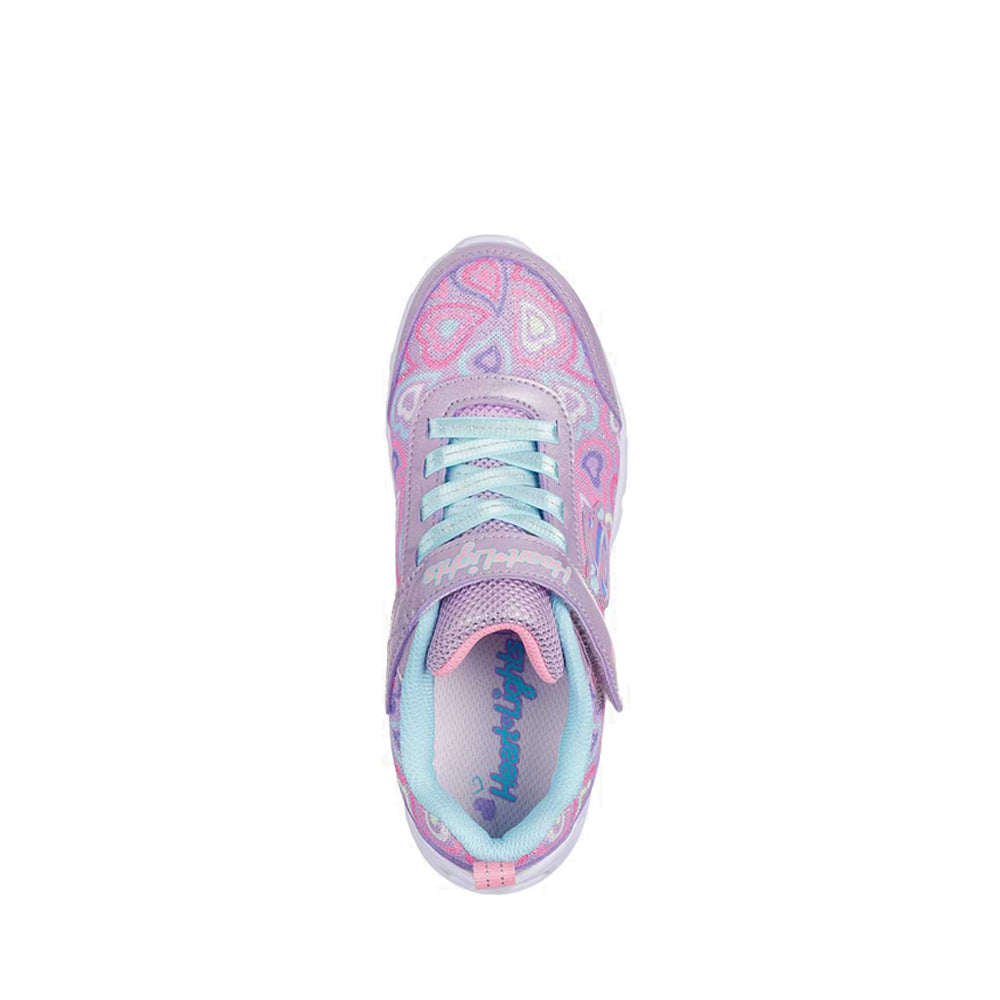 Skechers Heart Lights Girl's Lifestyle Shoes - Lavender