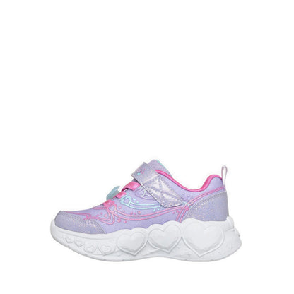 Skechers Enchanted Heart Lights Girl's Lifestyle Shoes - Lavender