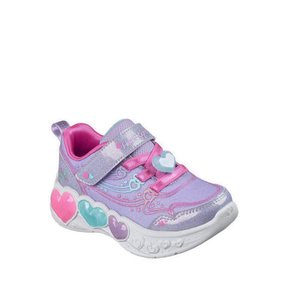 Skechers Enchanted Heart Lights Girl's Lifestyle Shoes - Lavender