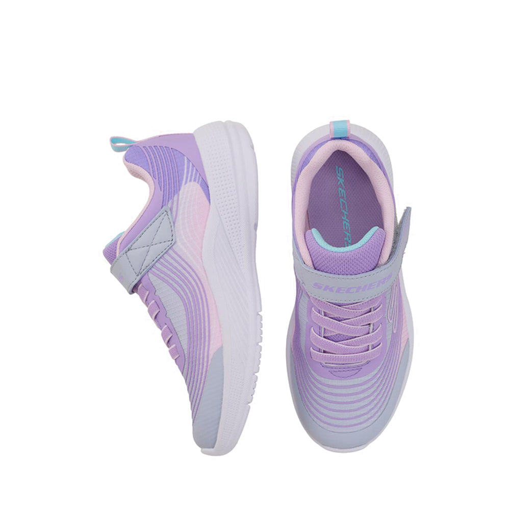 Skechers Microspec Advance Girl's Lifestyle Shoes - Grey