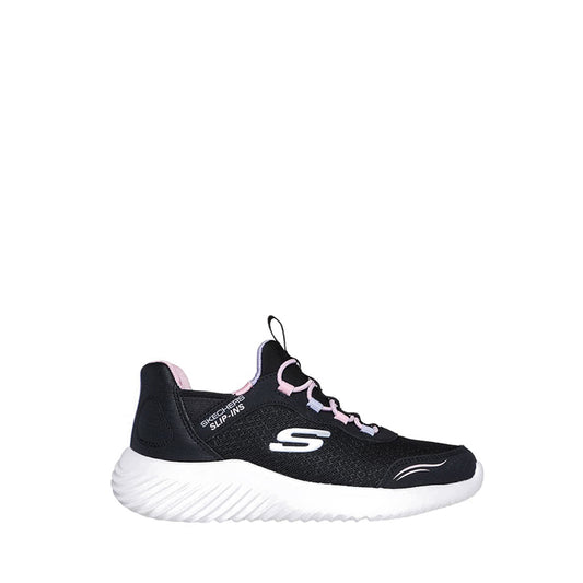 Skechers Slip-Ins Bounder Girl's Lifestyle Shoes - Black