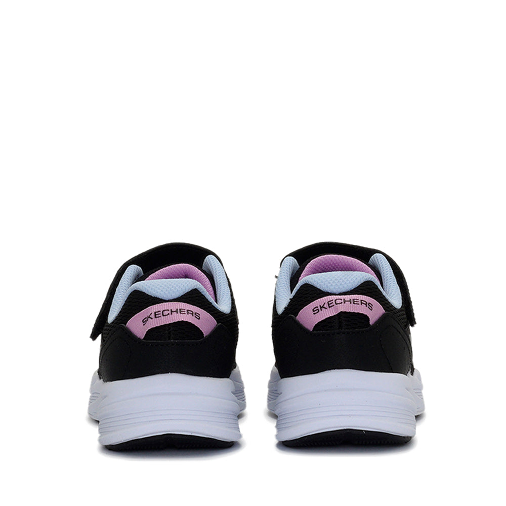 Skechers Microspec Tread Girl's Lifestyle Shoes - Black