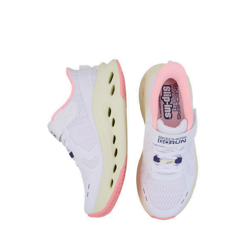 Skechers Max Cushioning Glide-Step Girl's (Grade School / Teen) - White