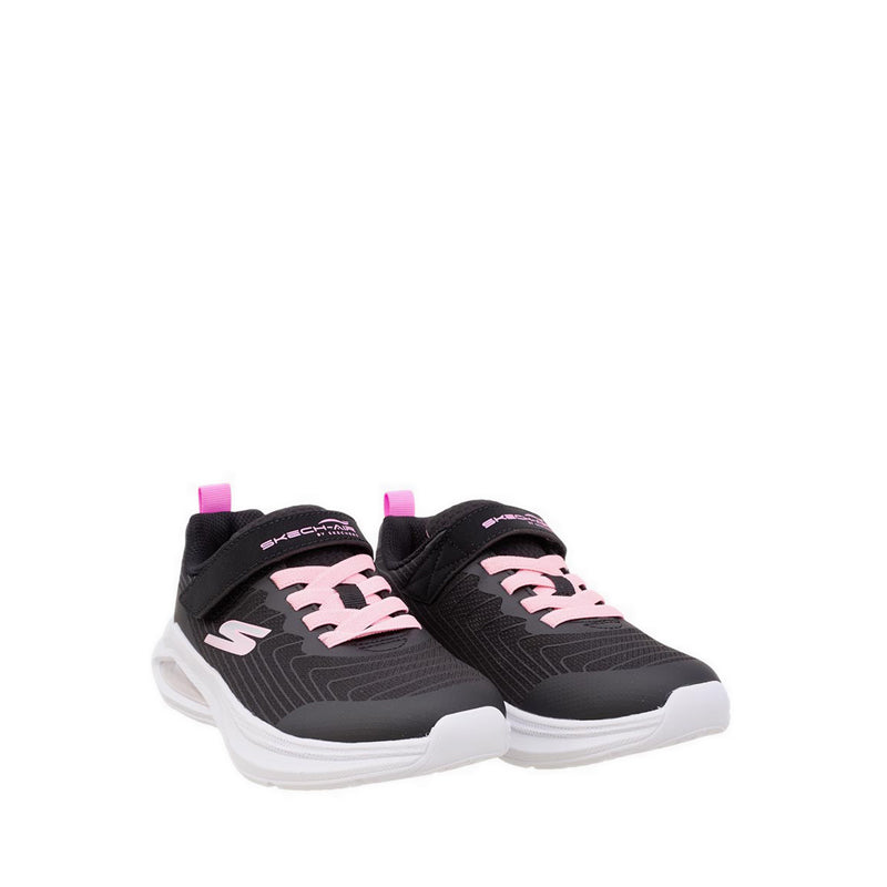 Skechers Microspec Max Velocity Girl's Lifestyle Shoes (Grade School / Teen) - Black