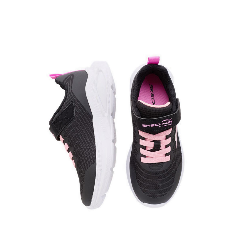 Skechers Microspec Max Velocity Girl's Lifestyle Shoes (Grade School / Teen) - Black