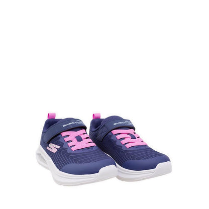 Skechers Microspec Max Velocity Girl's Lifestyle Shoes (Grade School / Teen) - Navy