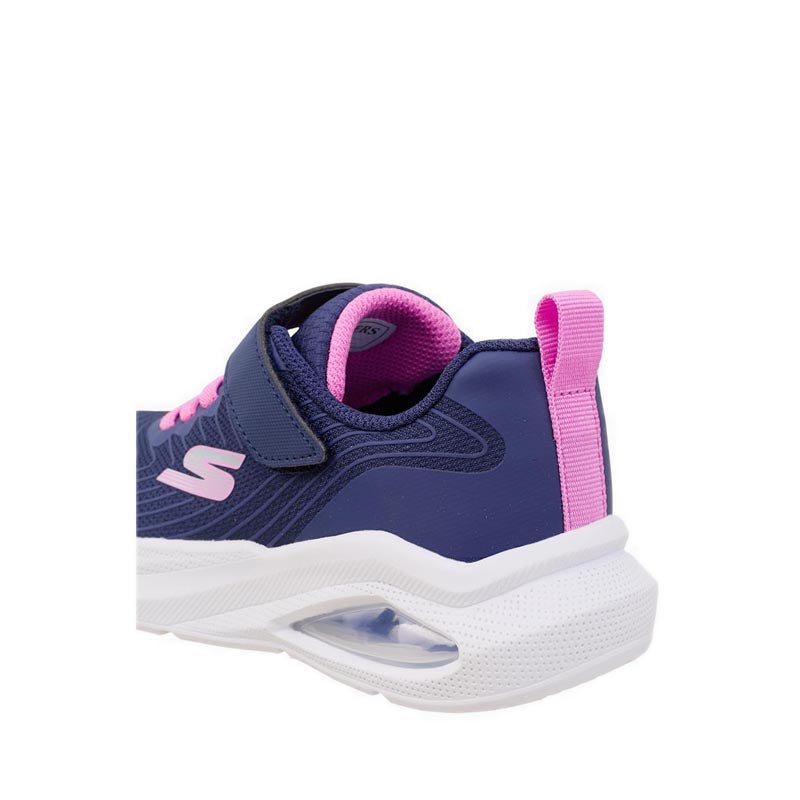 Skechers Microspec Max Velocity Girl's Lifestyle Shoes (Grade School / Teen) - Navy
