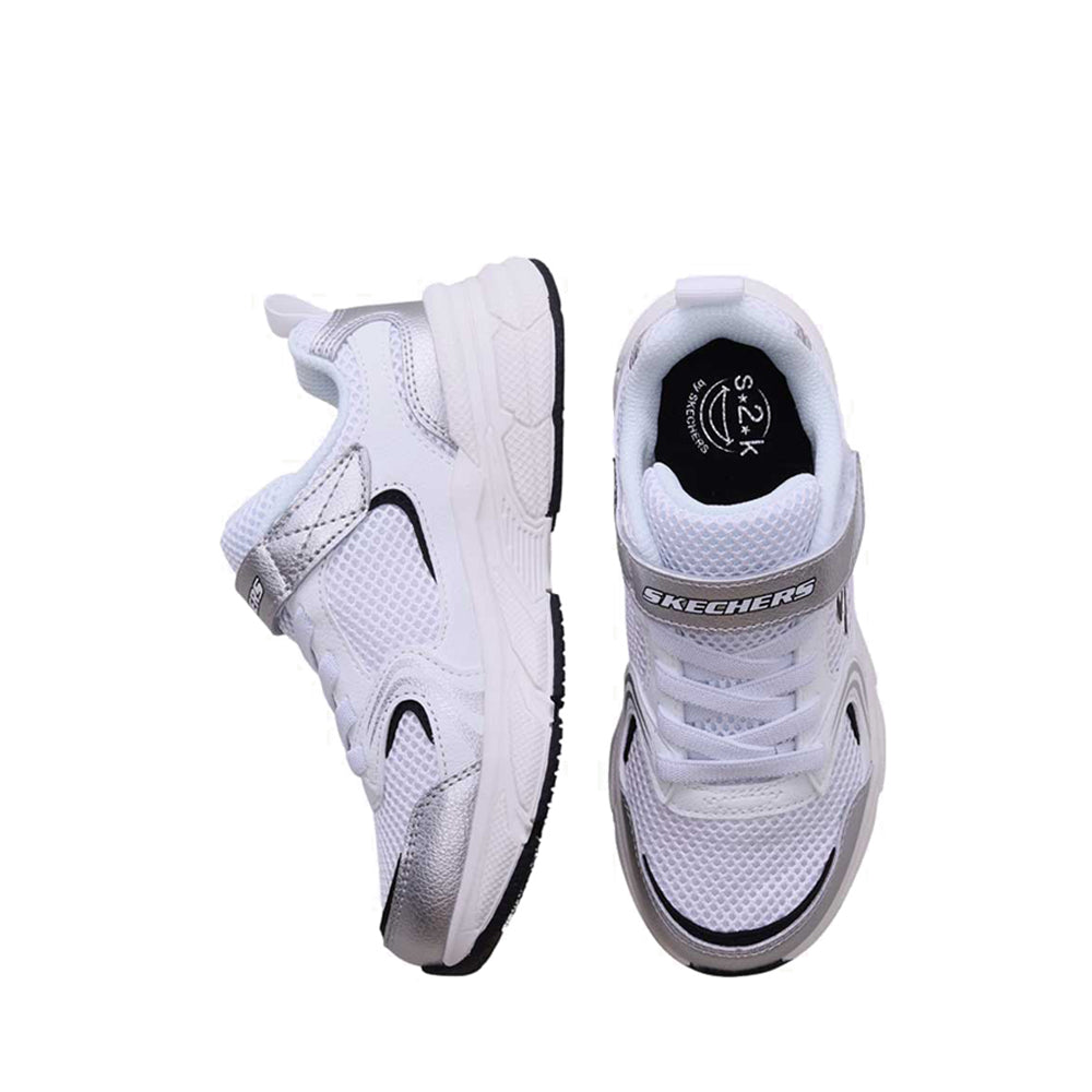 Skechers Retro-Graph Girl's Lifestyle Shoes - White