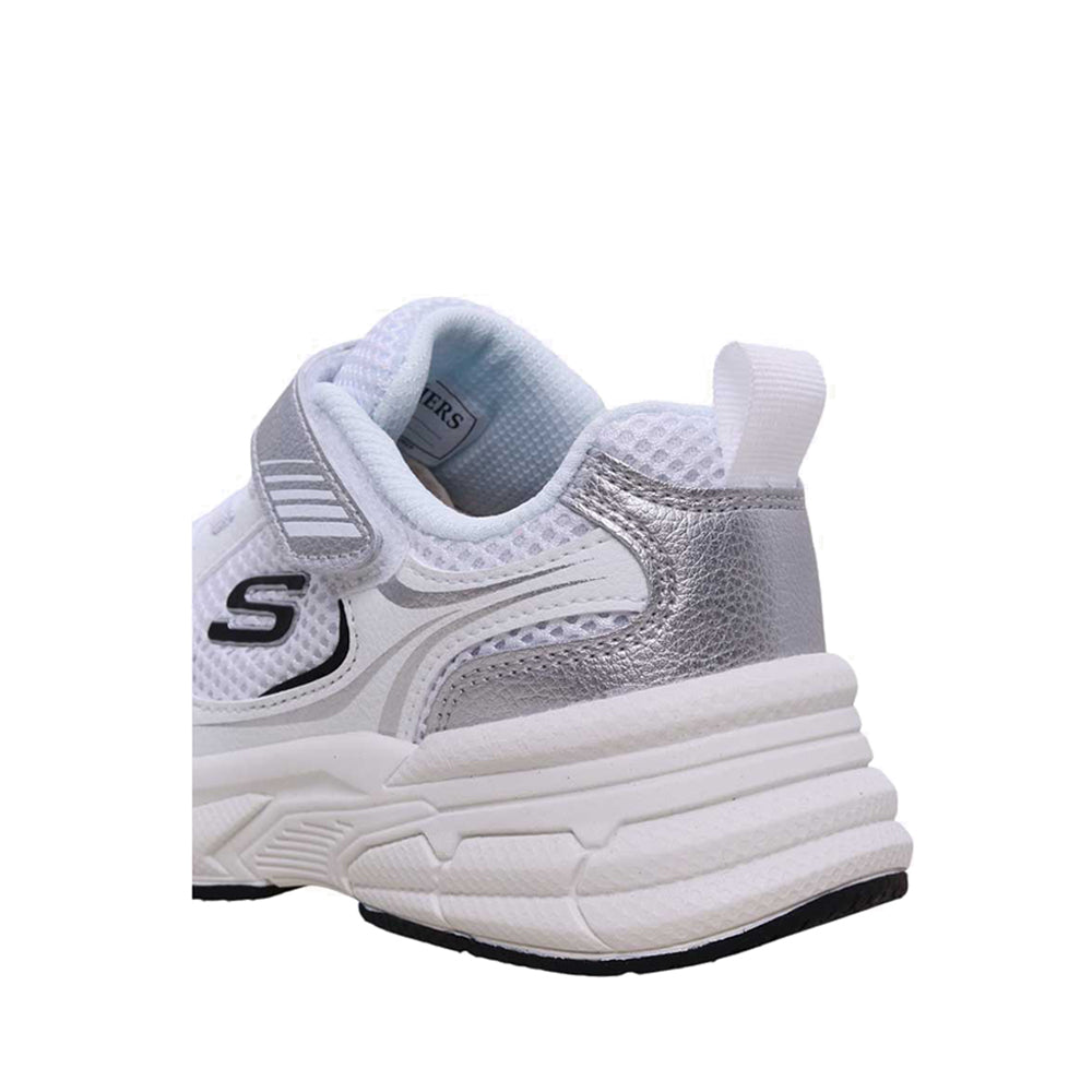 Skechers Retro-Graph Girl's Lifestyle Shoes - White