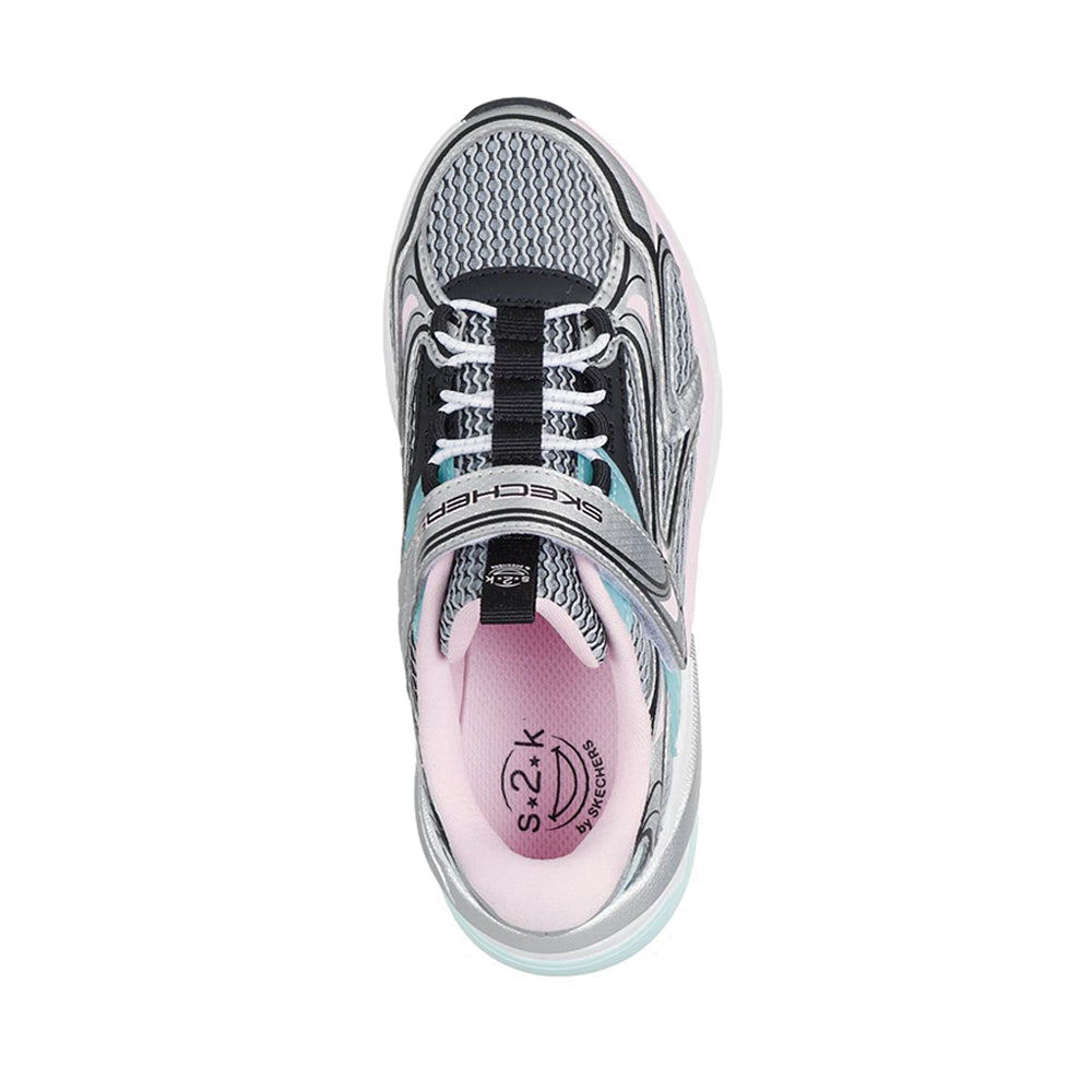 Skechers S2K Girl's Lifestyle Shoes - Silver