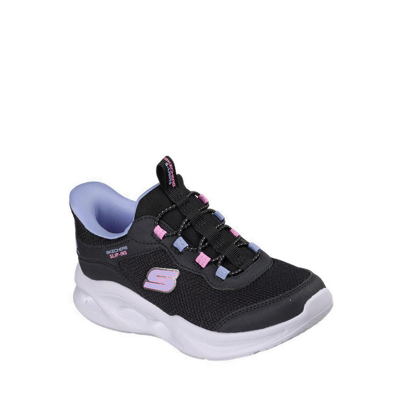 Skechers Slip-Ins Sola Glow Girl's Lifestyle Shoes - Black