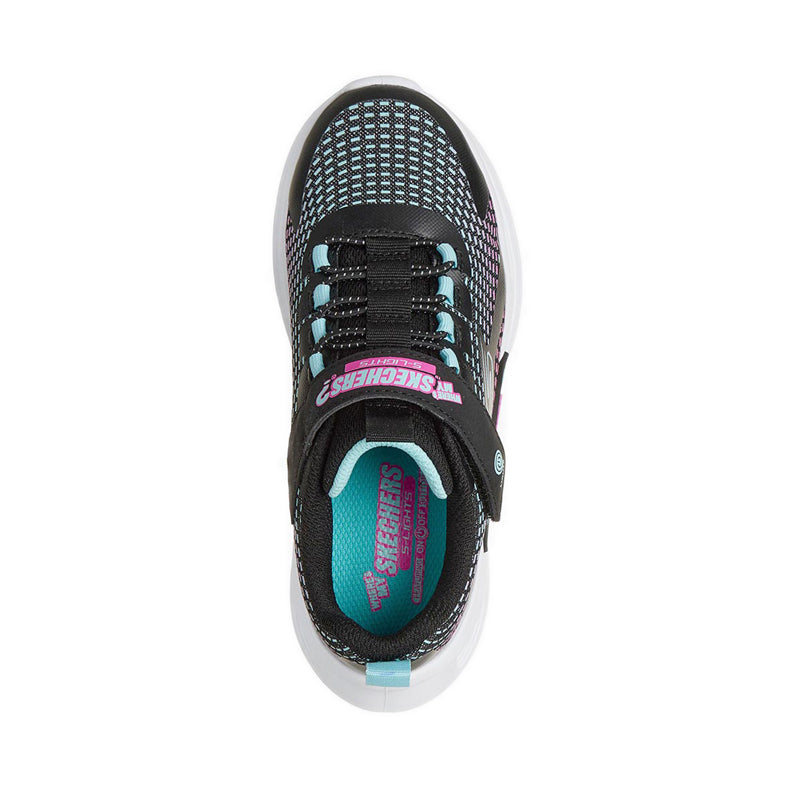 Skechers Kinetic-Lights Girl's Shoes (Grade School / Teen) - Black