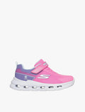 Skechers Glide-Step Lights Girl's Lifestyle Shoes Grade School - Pink