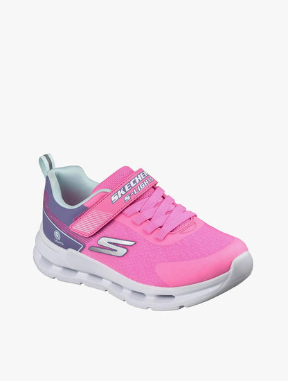 Skechers Glide-Step Lights Girl's Lifestyle Shoes Grade School - Pink