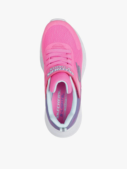 Skechers Glide-Step Lights Girl's Lifestyle Shoes Grade School - Pink